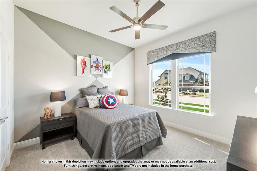 Furnished interior view inside a new home in Villages of Walnut Grove, Midlothian (Image 6).
