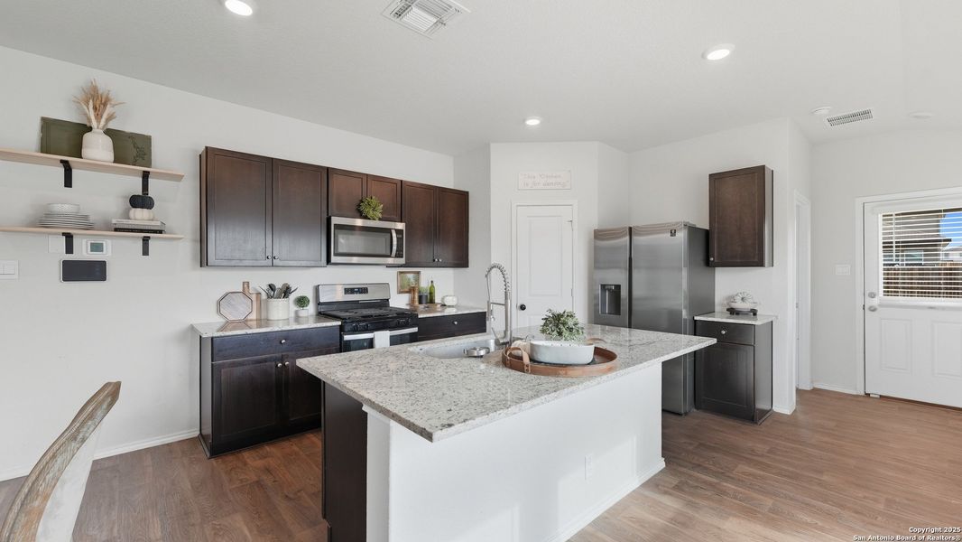 Furnished interior view inside a new home in , Floresville (Image 7).