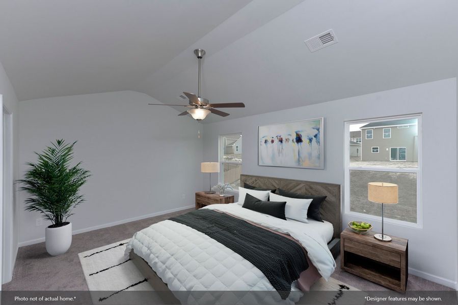 Furnished interior view inside a new home in Braxton Place, Moore (Image 6).