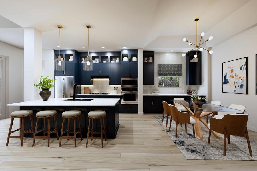 Representative furnished interior of a home built from the The Daisy by David Weekley Homes in Ridgeline, McKinney (Image 5).