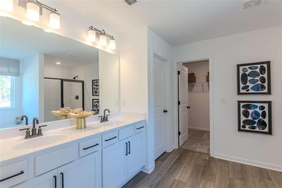 Furnished interior view inside a new home in The Pointe at Heron Bay, Locust Grove (Image 8).