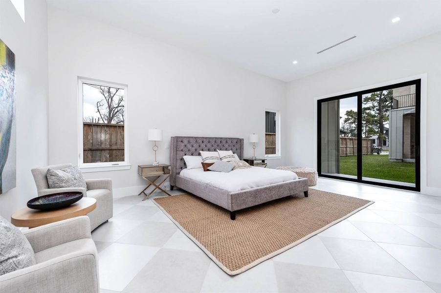 Furnished interior view inside a new home in , Houston (Image 38).