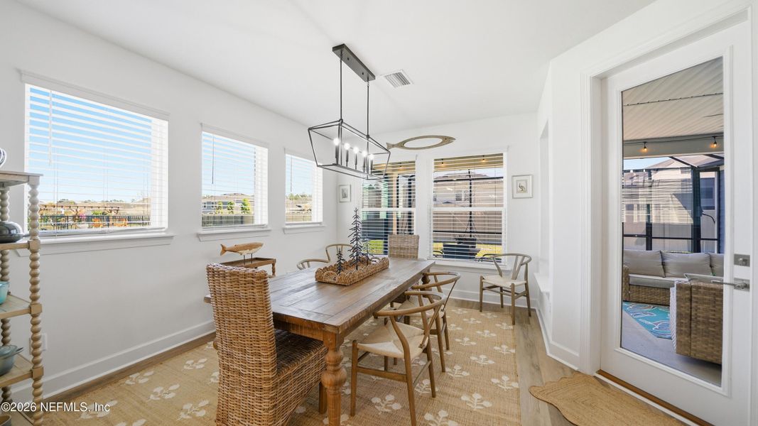 Furnished interior view inside a new home in Shearwater, St. Augustine (Image 7).