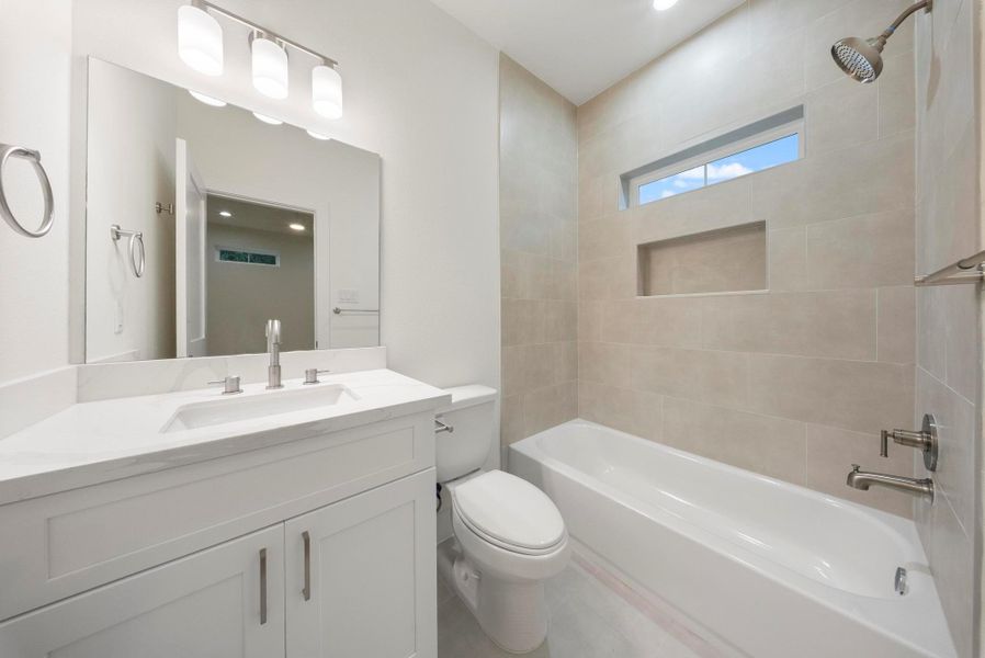 Furnished interior view inside a new home in , Houston (Image 13).