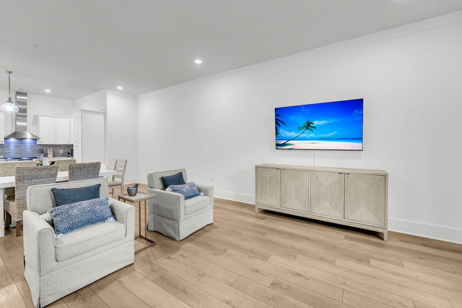 Furnished interior view inside a new home in , Johns Island (Image 17).