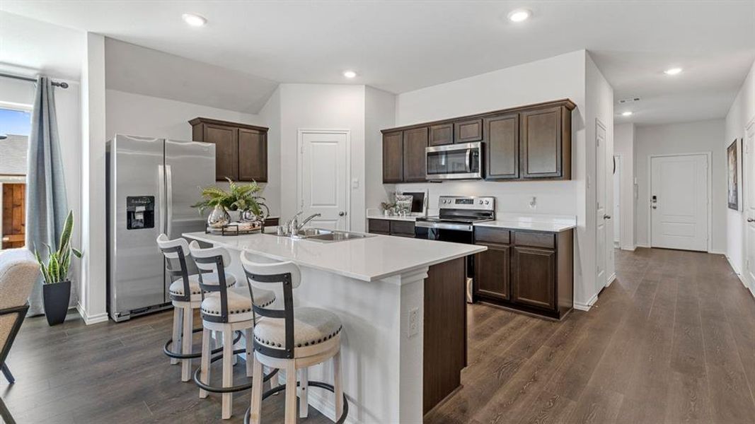 Furnished interior view inside a new home in Bel Air Village, Sherman (Image 25).