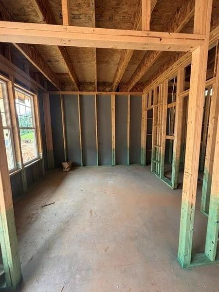 In-progress construction of a new home in Edenglen, Buford, GA (Image 32).