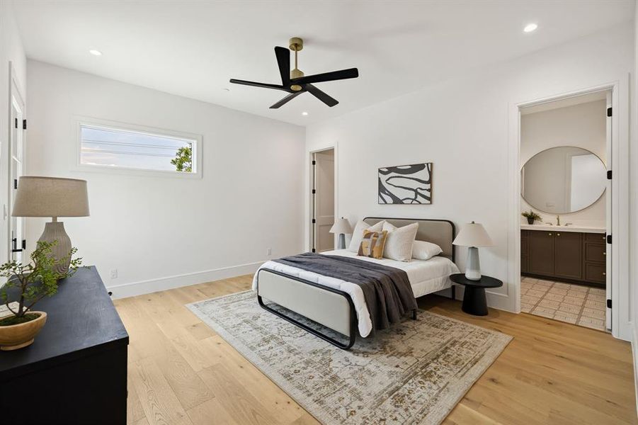 Furnished interior view inside a new home in , Dallas (Image 14).