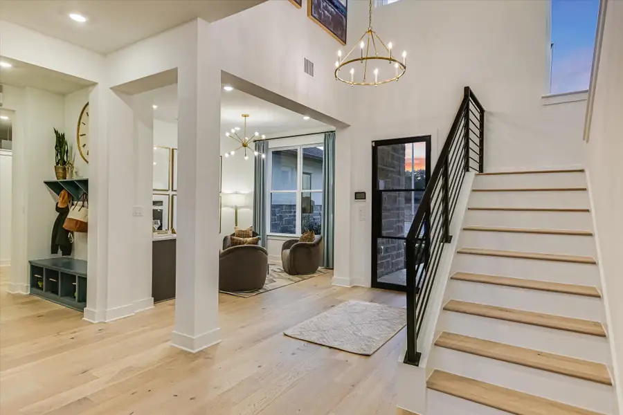 Furnished interior view inside a new home in , Driftwood (Image 4).