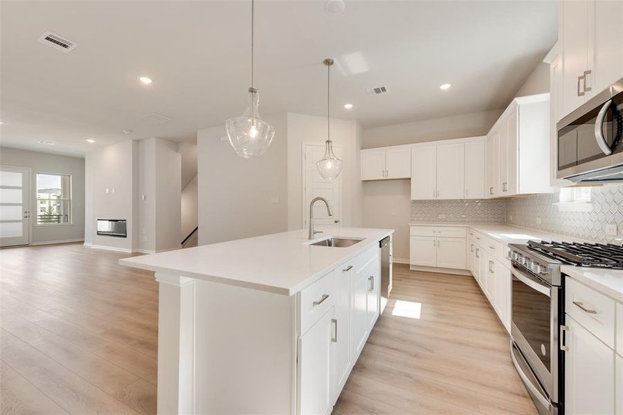 Furnished interior view inside a new home in City Point, North Richland Hills (Image 9).