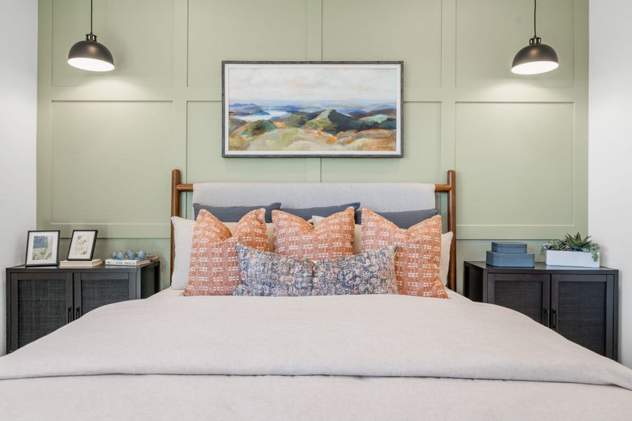 Primary Bedroom | Brisa Model Home | Mira Vista at Victory in Buckeye, AZ by Landsea Homes