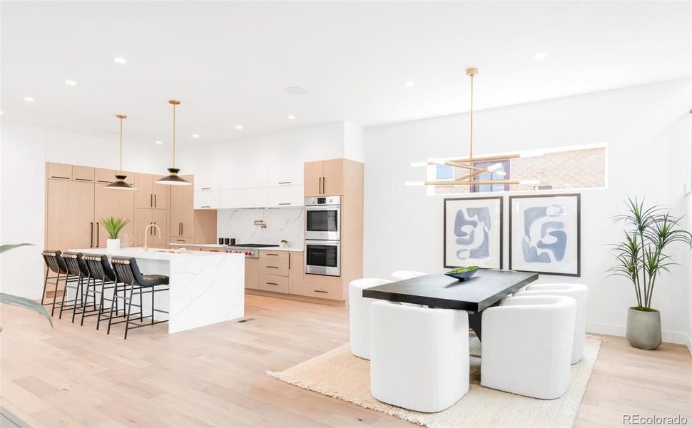 Furnished interior view inside a new home in , Denver (Image 31).