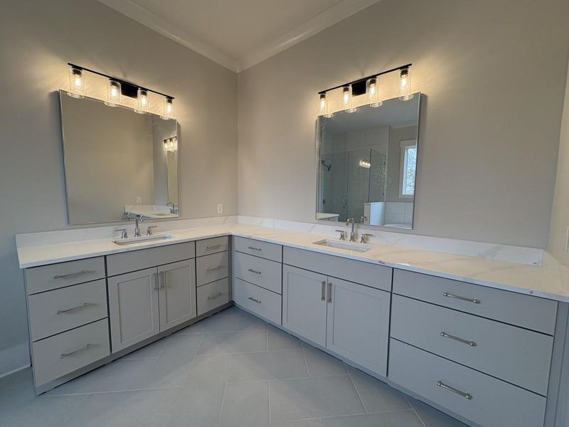 Furnished interior view inside a new home in Arden on Lanier, Cumming (Image 7).