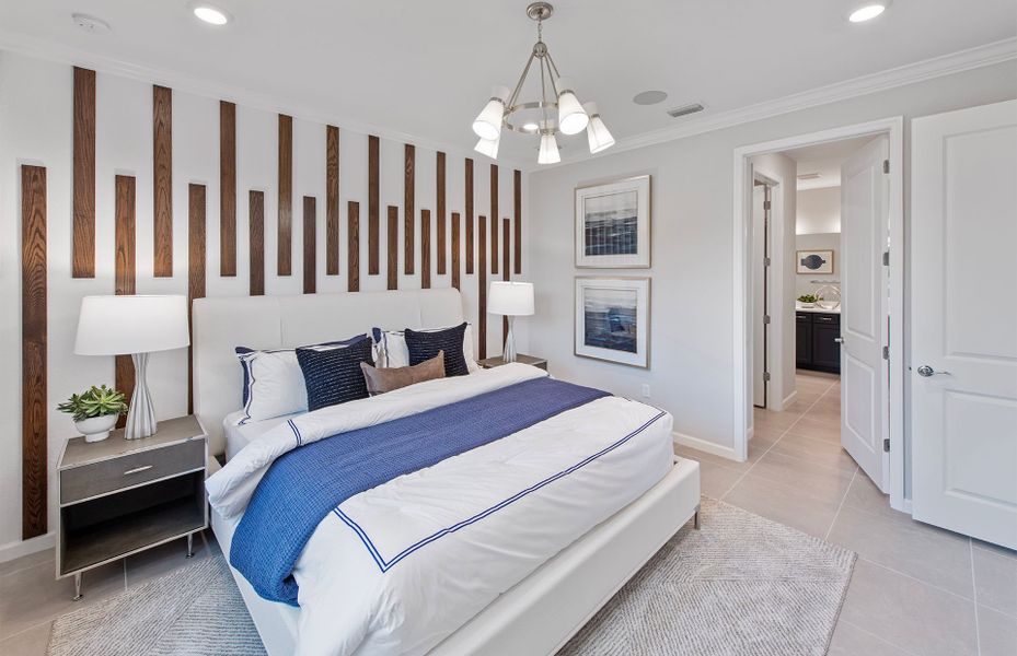 Furnished interior view inside a new home in Harbor Isle, Vero Beach (Image 7).