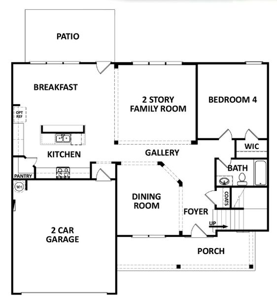 2D floor plan layout of this home in Woodland Hills, Loganville, GA (Image 2). 2D floor plan layout of this home in Woodland Hills, Loganville, GA (Image 2).