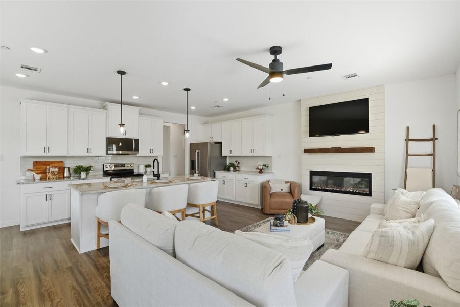 Furnished interior view inside a new home in Heath Golf and Yacht Club, Heath (Image 3). Furnished interior view inside a new home in Heath Golf and Yacht Club, Heath (Image 3).