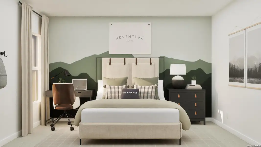 Furnished interior view inside a new home in Navarro Ranch, Seguin (Image 8).