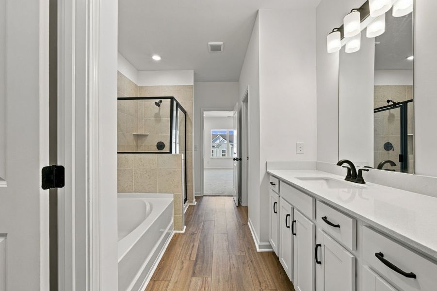 Furnished interior view inside a new home in Wilson Meadows, Clarksville (Image 6).