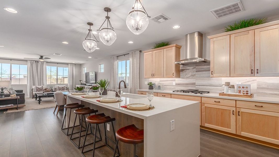 Representative furnished interior of a home built from the Winsor by Taylor Morrison in Paradisi Discovery Collection, Surprise (Image 6).