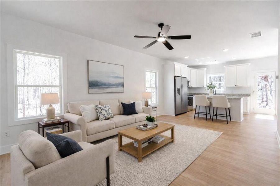 Furnished interior view inside a new home in , Murrayville (Image 7). Furnished interior view inside a new home in , Murrayville (Image 7).