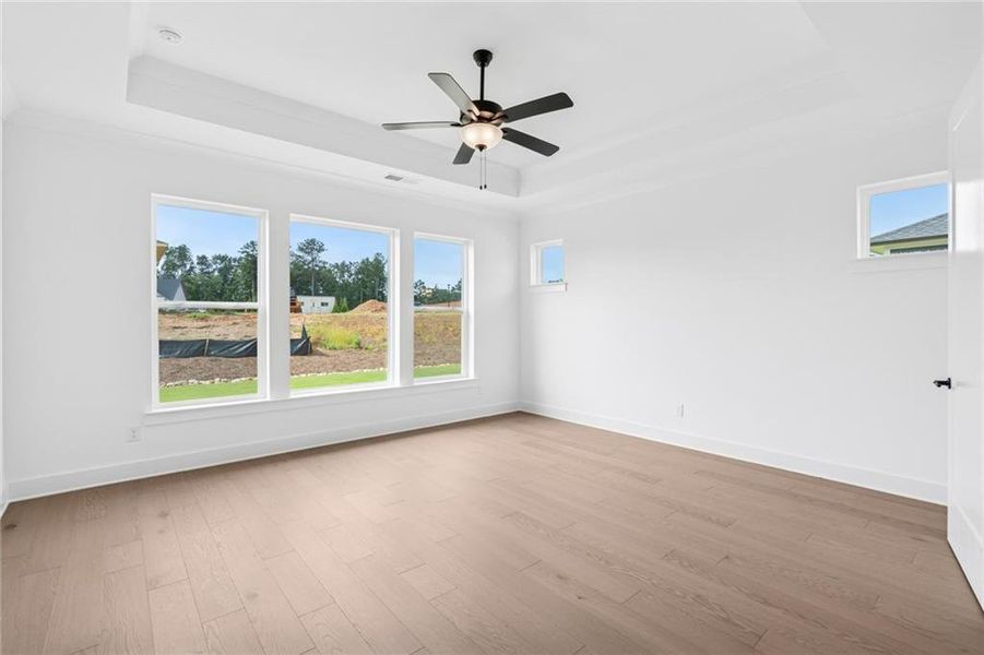 Spacious, unfurnished interior of a new home in Crescent Pointe at Great Sky, Canton (Image 24). Spacious, unfurnished interior of a new home in Crescent Pointe at Great Sky, Canton (Image 24).