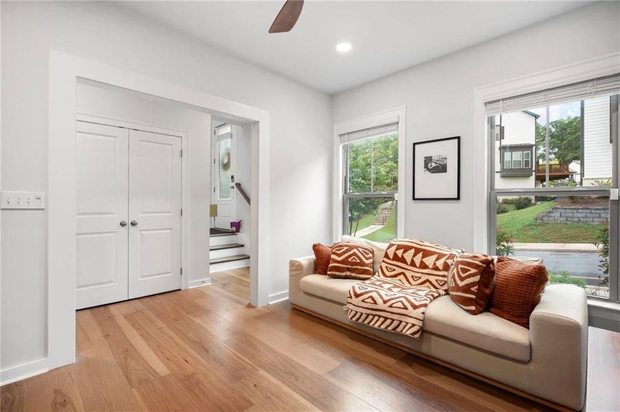 Furnished interior view inside a new home in Parkside at Mason Mill, Decatur (Image 34).