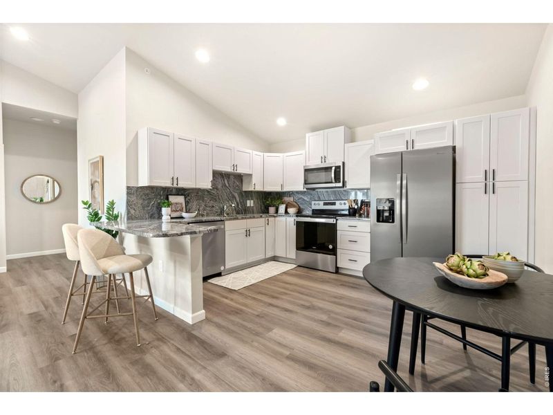 Furnished interior view inside a new home in , Denver (Image 17).