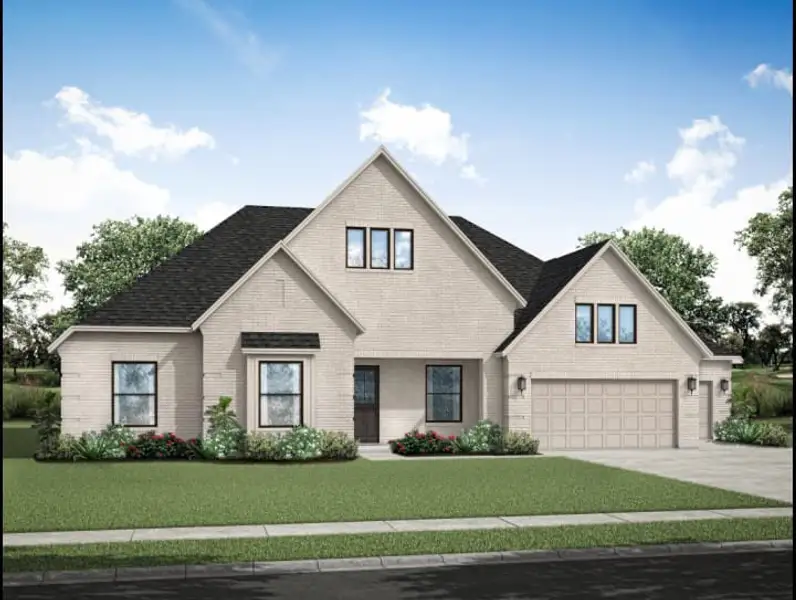 Representative exterior photo of a completed home built from the 3369 by Gracepoint Homes in Kellar Farms, Smithville, TX (Image 8). Representative exterior photo of a completed home built from the 3369 by Gracepoint Homes in Kellar Farms, Smithville, TX (Image 8).
