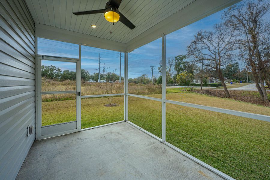Exterior details and patio area of a home in , North Charleston (Image 3). Exterior details and patio area of a home in , North Charleston (Image 3).