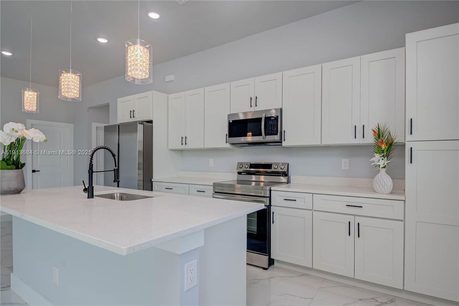 Furnished interior view inside a new home in , Lehigh Acres (Image 9).