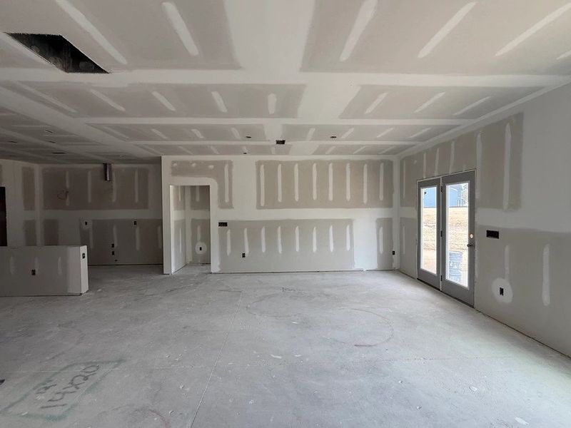 In-progress construction of a new home in The Point, Rolesville, NC (Image 10).