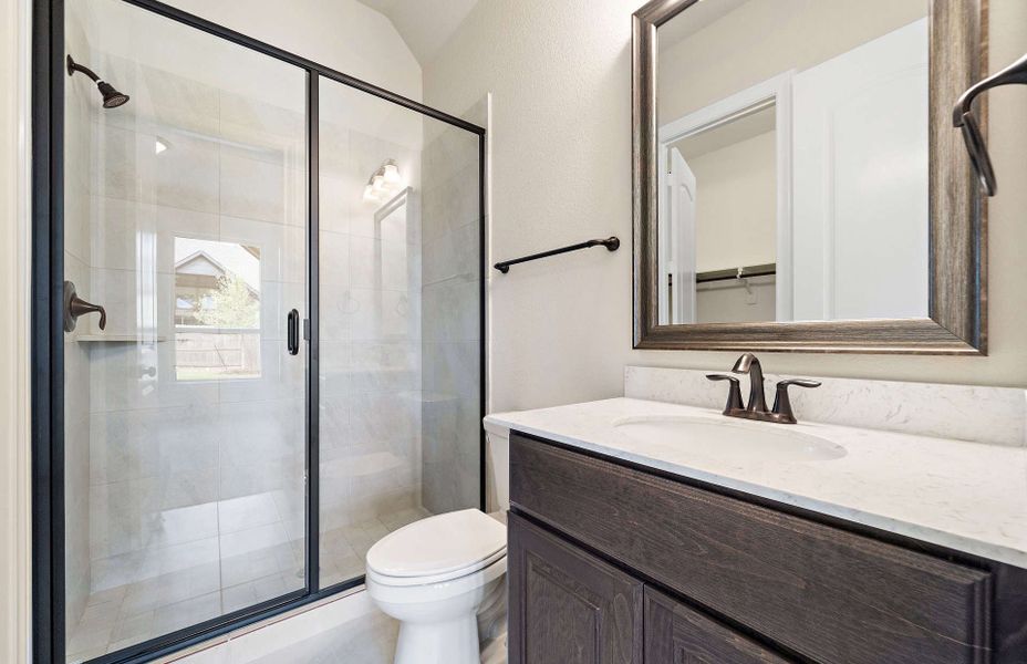 Representative furnished interior of a home built from the 3663AU by Ravenna Homes in Audubon 60′, Magnolia (Image 14).