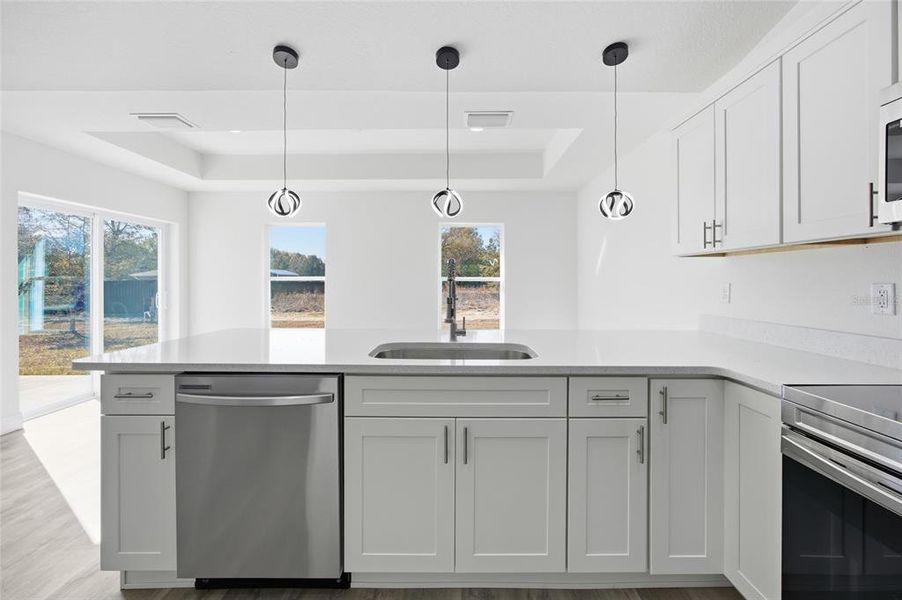 Furnished interior view inside a new home in , Dunnellon (Image 8).