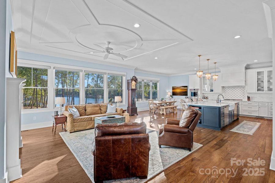 Furnished interior view inside a new home in , Mooresville (Image 8).