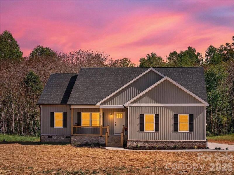 Front exterior of a new home in , Harmony, NC, highlighting curb appeal (Image 2). Front exterior of a new home in , Harmony, NC, highlighting curb appeal (Image 2).