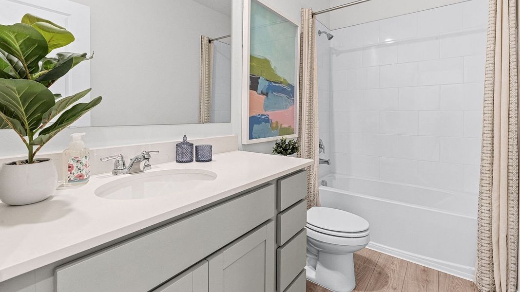 Furnished interior view inside a new home in Nona West, Orlando (Image 11).