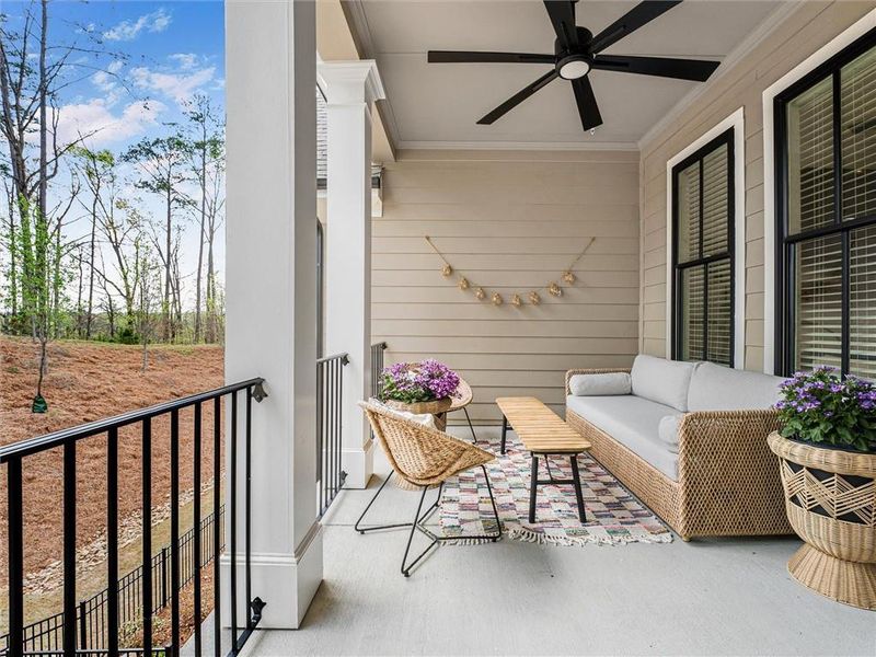 Exterior details and patio area of a home in , Peachtree Corners (Image 21). Exterior details and patio area of a home in , Peachtree Corners (Image 21).
