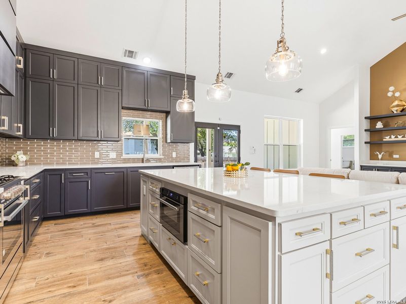 Furnished interior view inside a new home in , Terrell Hills (Image 17).