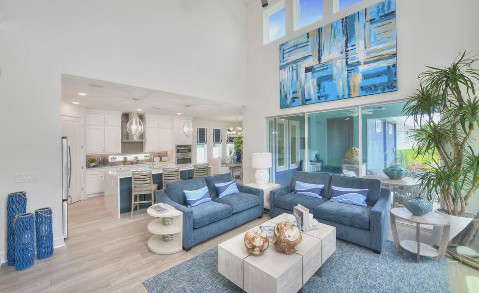 Furnished interior view inside a new home in Persimmon Park, Wesley Chapel (Image 17).