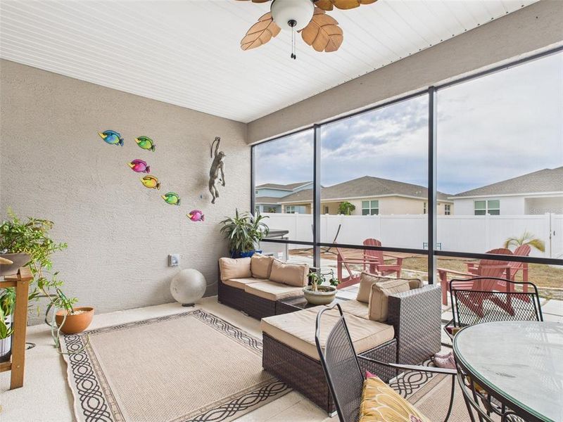 Exterior details and patio area of a home in Calesa Township, Ocala (Image 21).