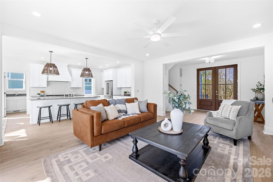 Furnished interior view inside a new home in , Statesville (Image 32). Furnished interior view inside a new home in , Statesville (Image 32).