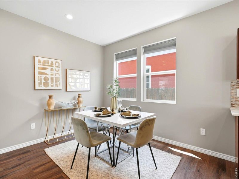 Furnished interior view inside a new home in , Denver (Image 4). Furnished interior view inside a new home in , Denver (Image 4).