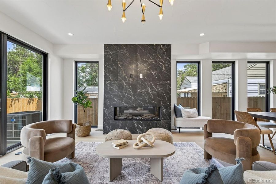 Furnished interior view inside a new home in , Englewood (Image 36).