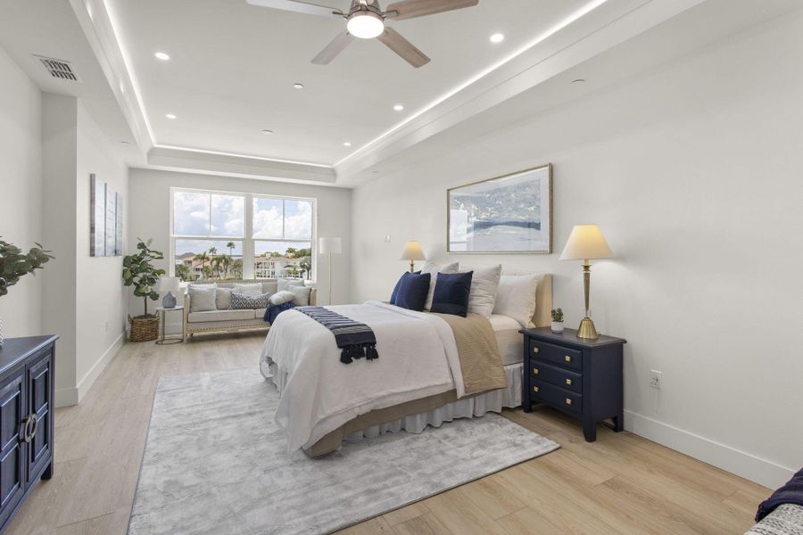 Furnished interior view inside a new home in , Tierra Verde (Image 18).