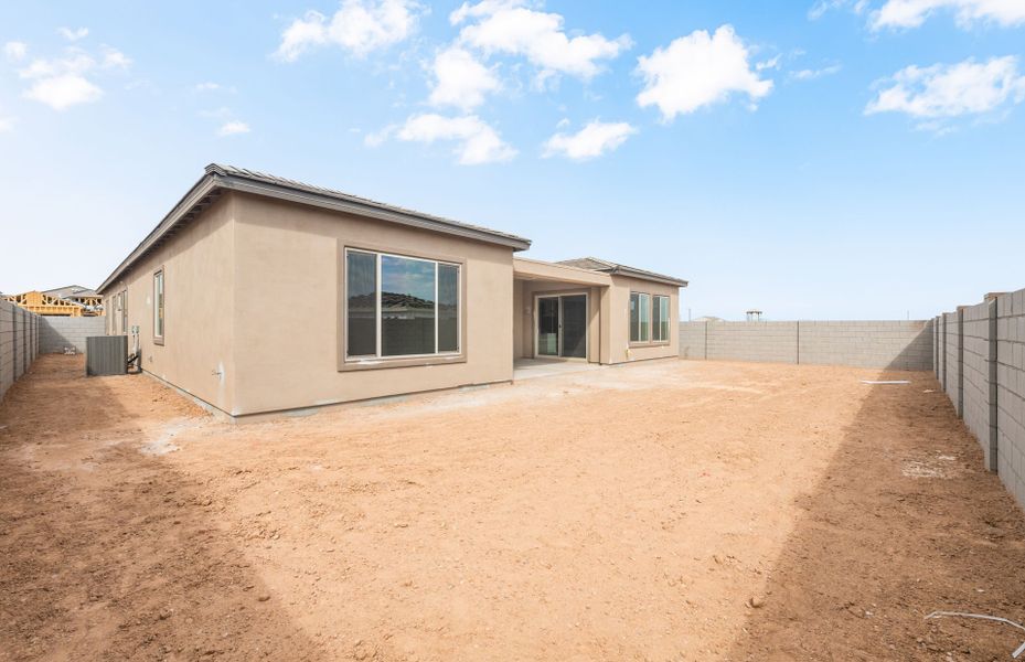 Exterior details and patio area of a home in Artisan at Asante, Surprise (Image 3).