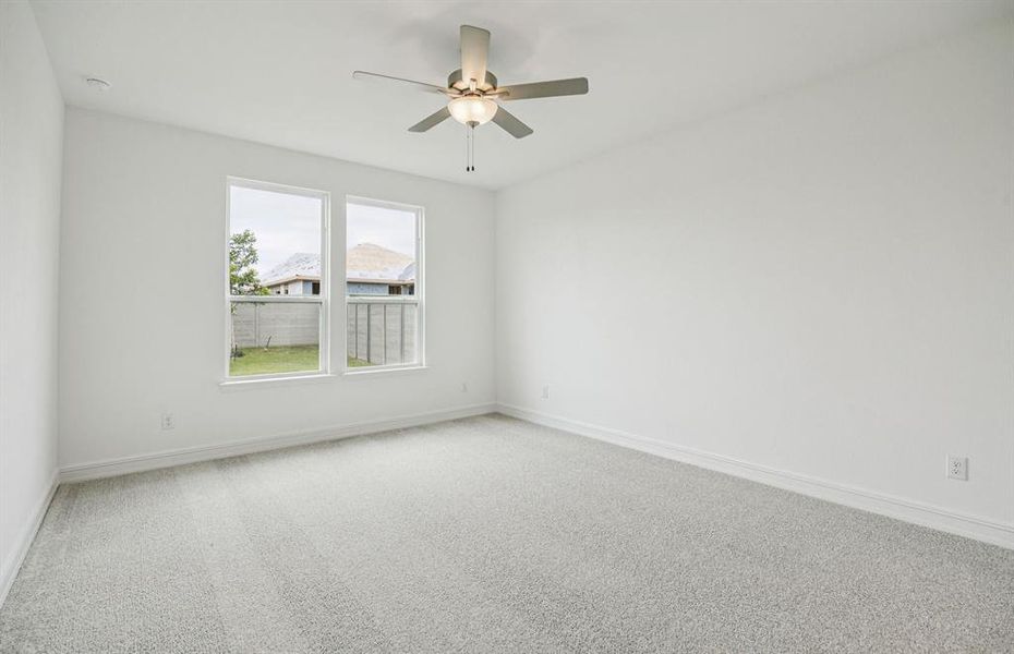 Elegant Owner's suite with beautiful finishes and ample floor space *Real home pictured Elegant Owner's suite with beautiful finishes and ample floor space *Real home pictured