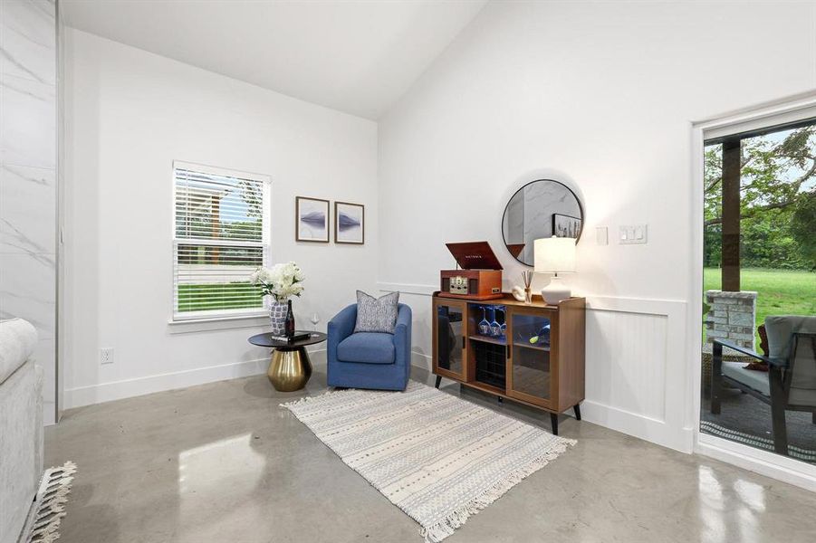 Furnished interior view inside a new home in , Denison (Image 17).