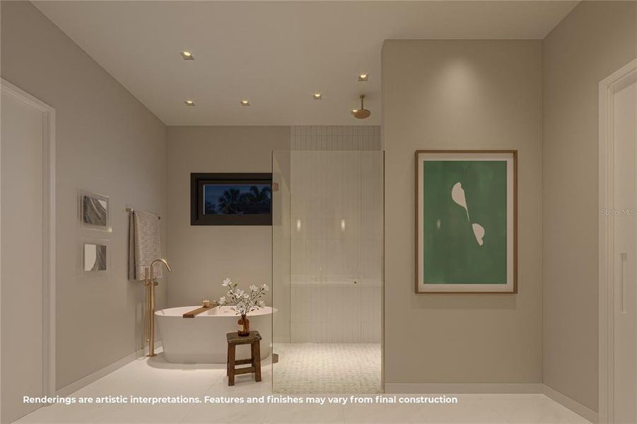 Furnished interior view inside a new home in , Winter Park (Image 11).