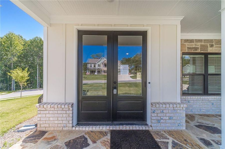 Exterior details and patio area of a home in , Loganville (Image 30).