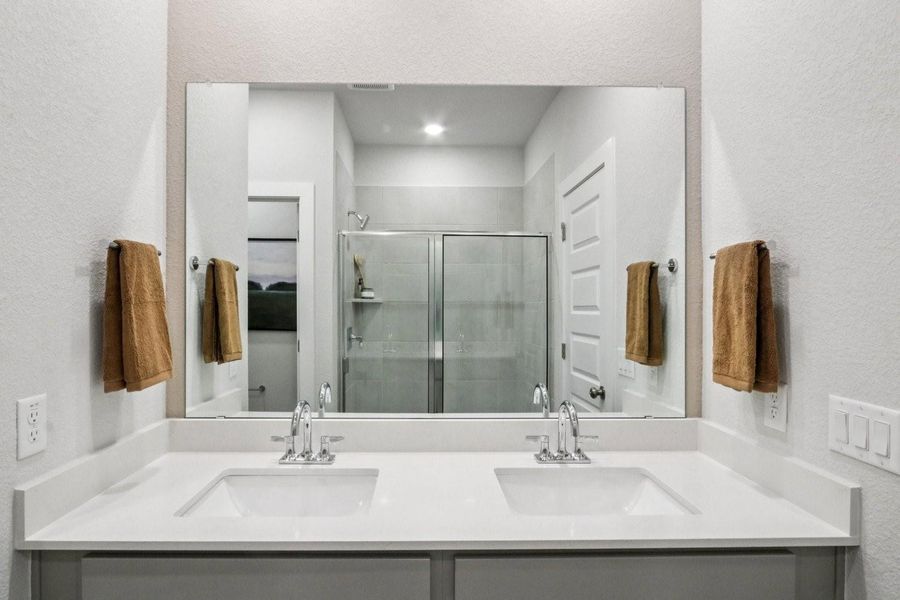 Furnished interior view inside a new home in Trinity Ranch, Elgin (Image 3).